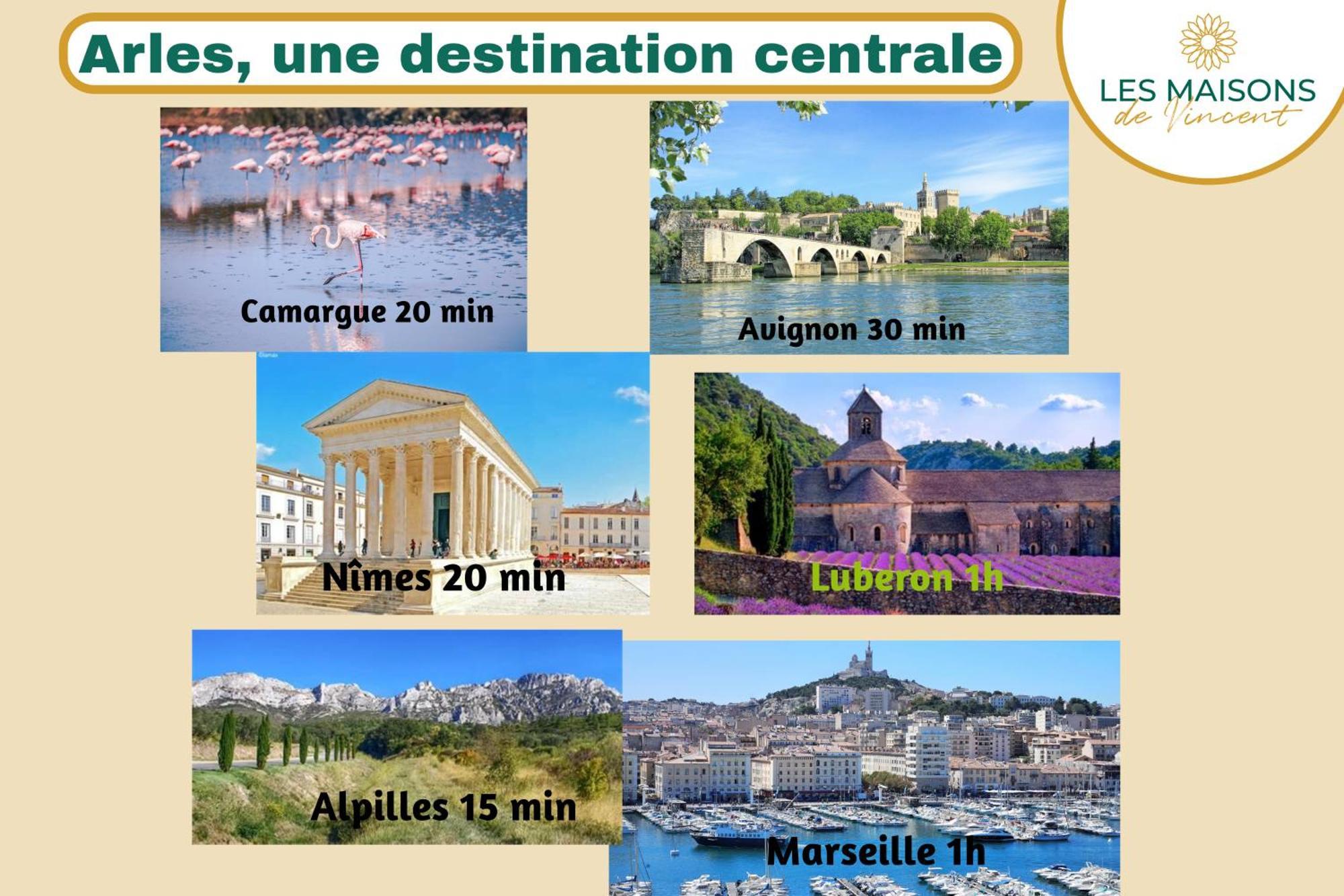 Appartement Moulin Rose - Location avec jardin et parking à Arles Extérieur photo